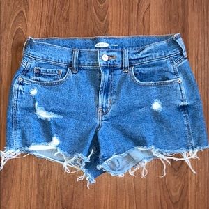 Denim shorts